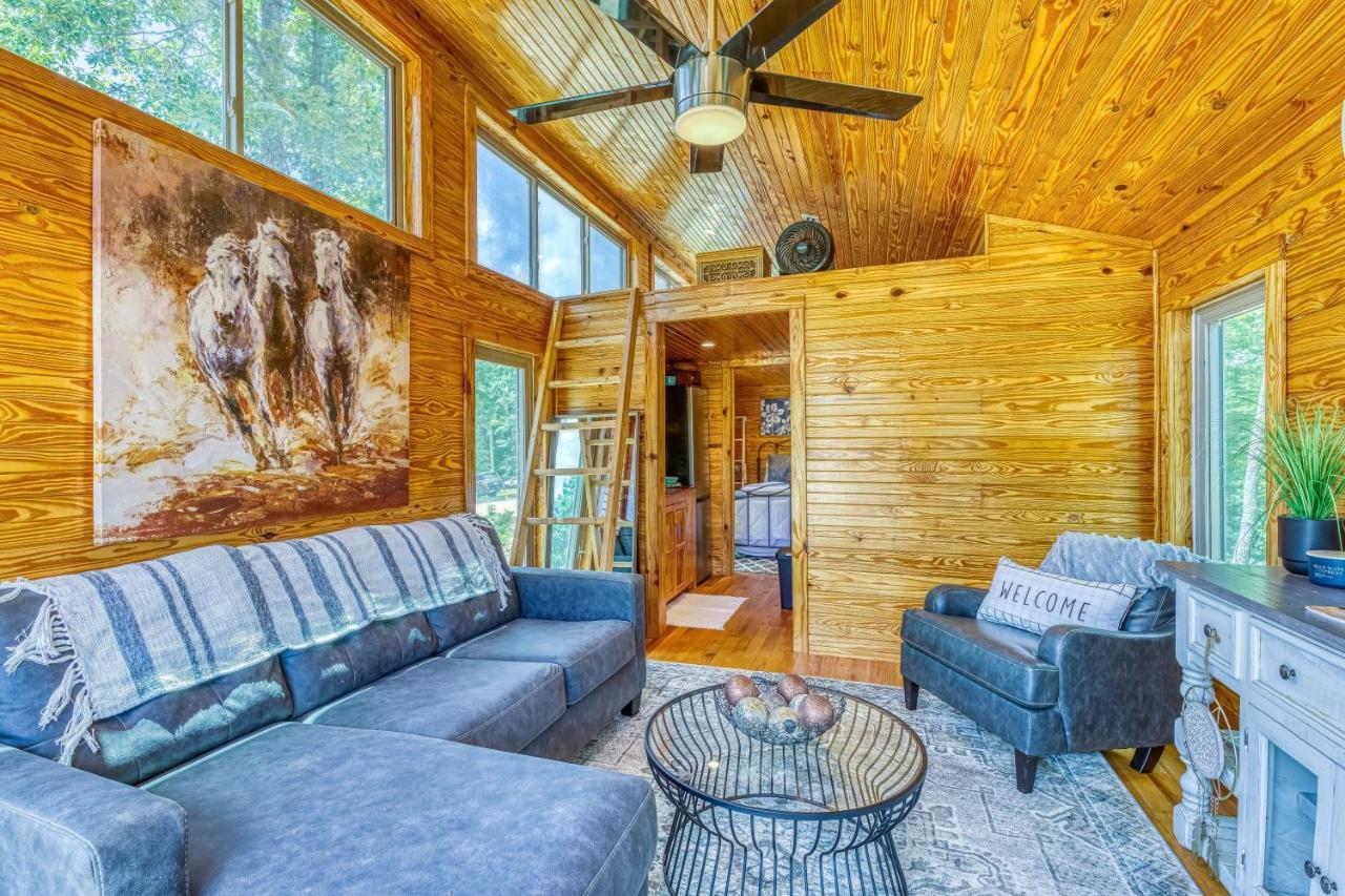 The Gemini-A Dreamy, Waterfront Tiny Cabin Rogersville Buitenkant foto